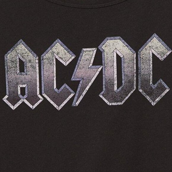 ❤️NWT VINTAGE TORRID TANK - AC/DC BACK IN BLACK ROCK BAND CONCERT TEE, PLUS SIZE - Picture 2 of 8